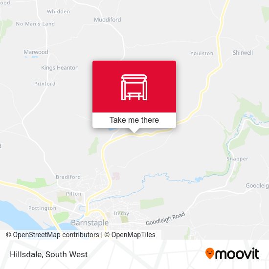 Hillsdale map