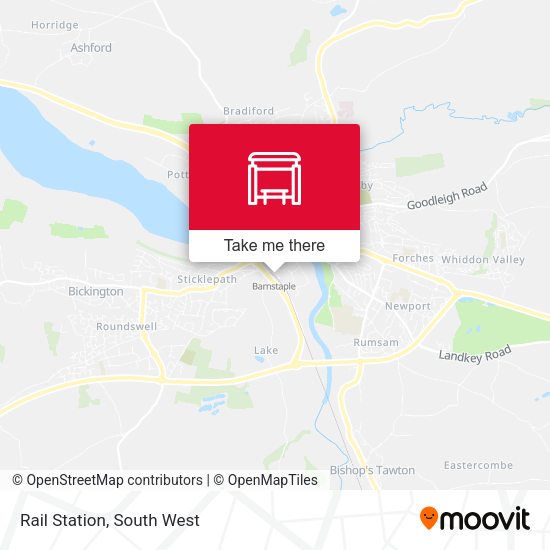 Rail Station map