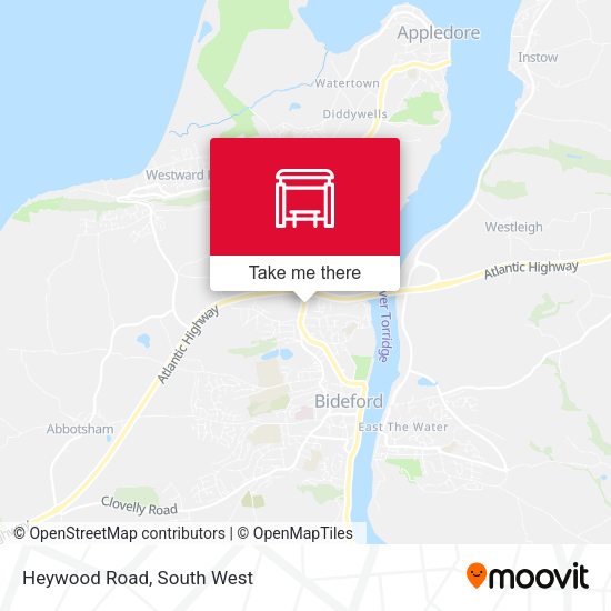 Heywood Road map