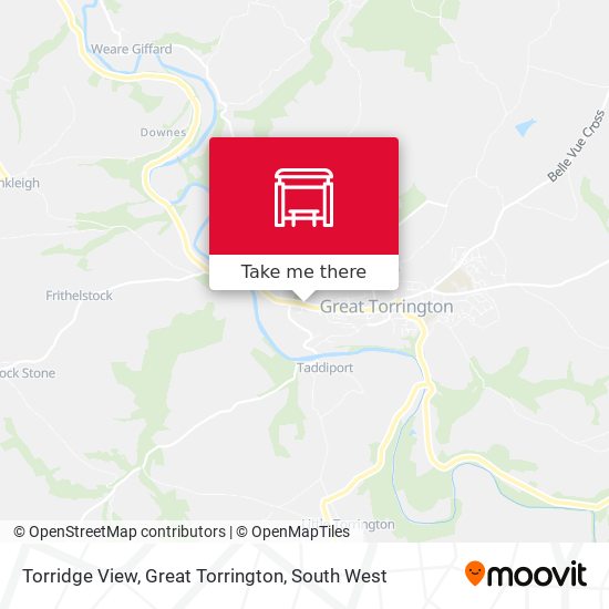 Torridge View, Great Torrington map