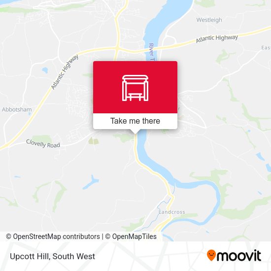 Upcott Hill map