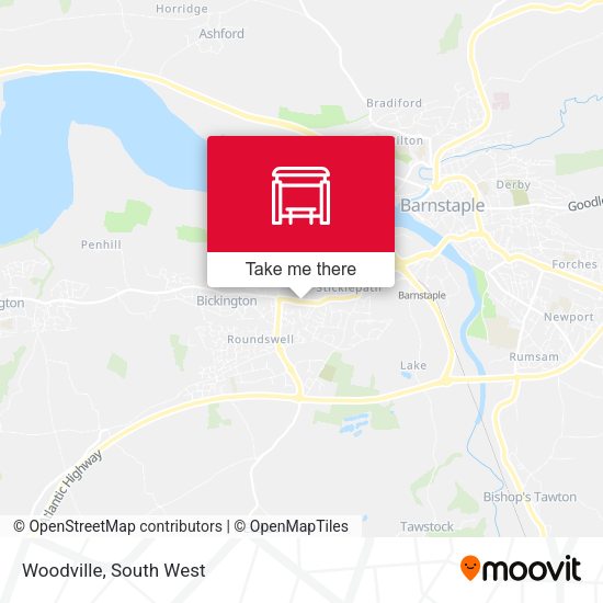 Woodville map