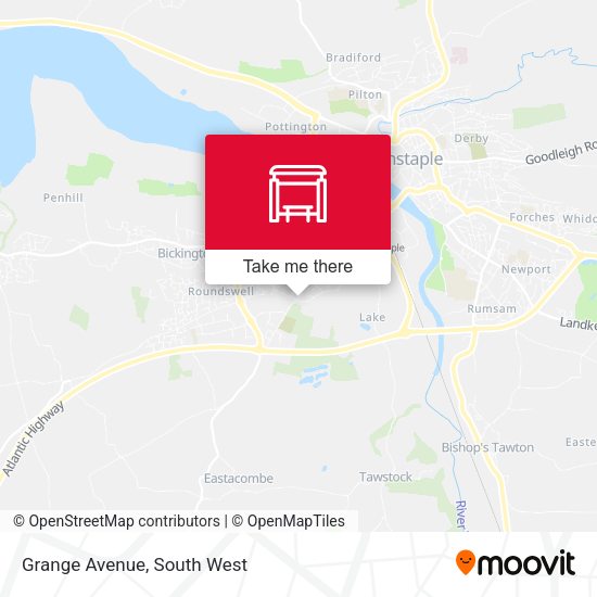 Grange Avenue map