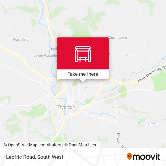 Leofric Road map