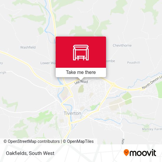 Oakfields map