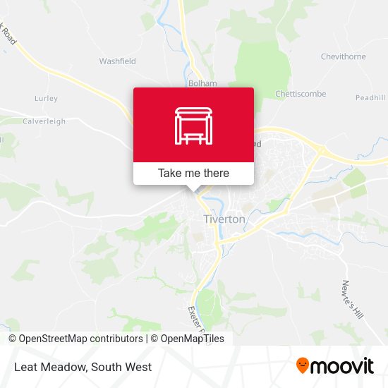 Leat Meadow map