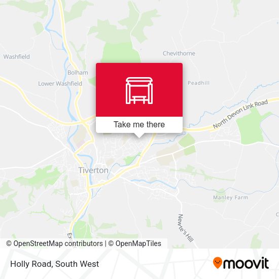 Holly Road map