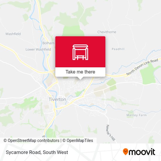 Sycamore Road map