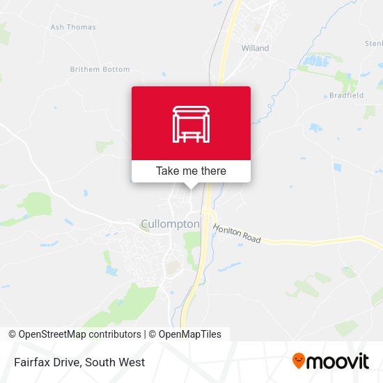 Fairfax Drive map