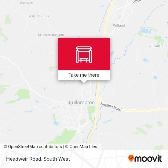Headweir Road map