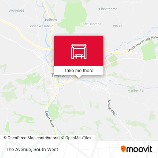 The Avenue map