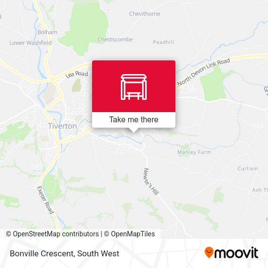 Bonville Crescent map