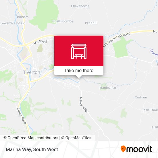 Marina Way map