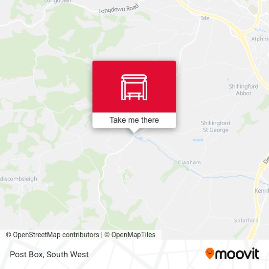 Post Box map