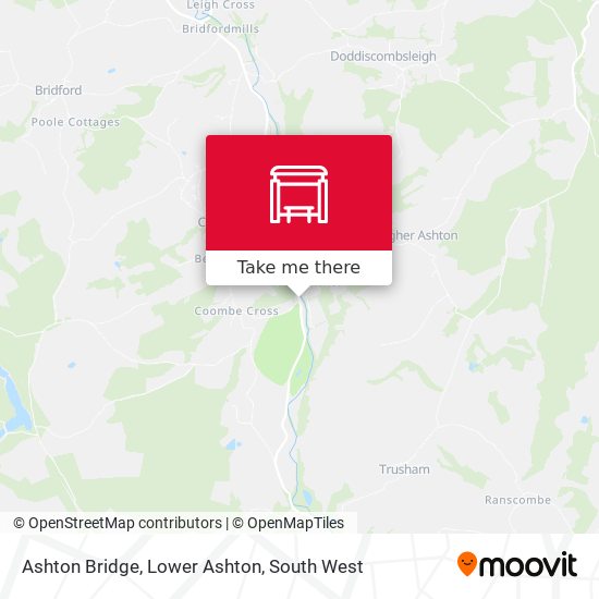 Ashton Bridge, Lower Ashton map