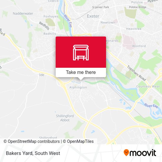 Bakers Yard map