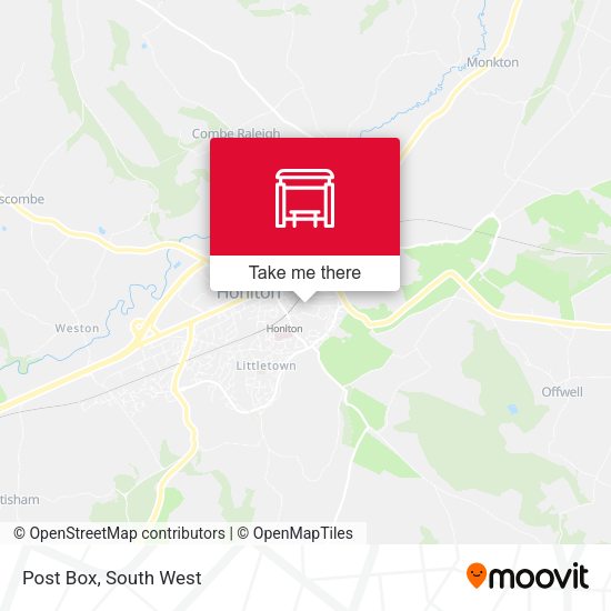 Post Box map