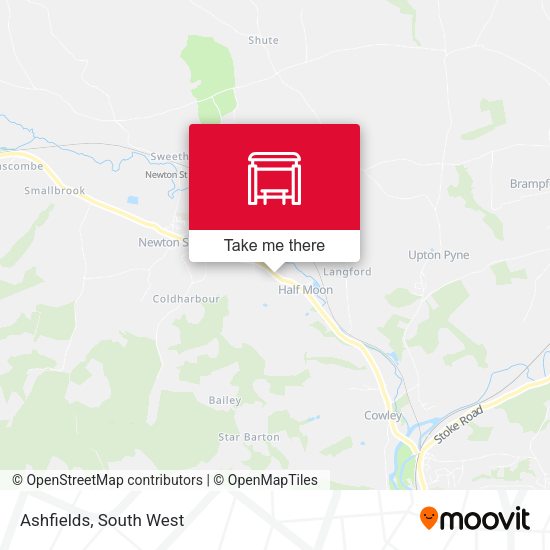 Ashfields map