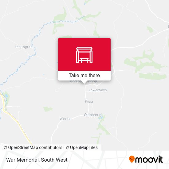 War Memorial map