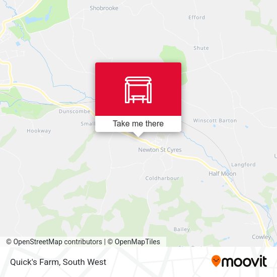 Quick's Farm map