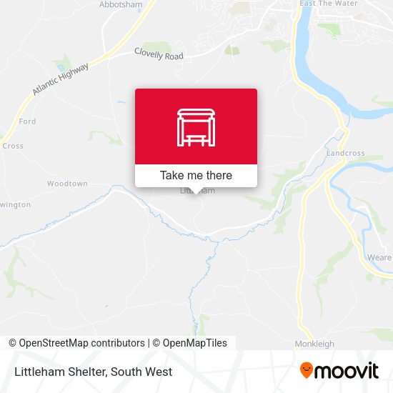 Littleham Shelter map
