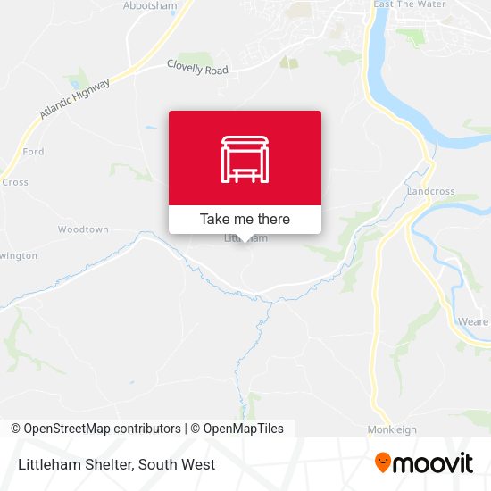 Littleham Shelter map