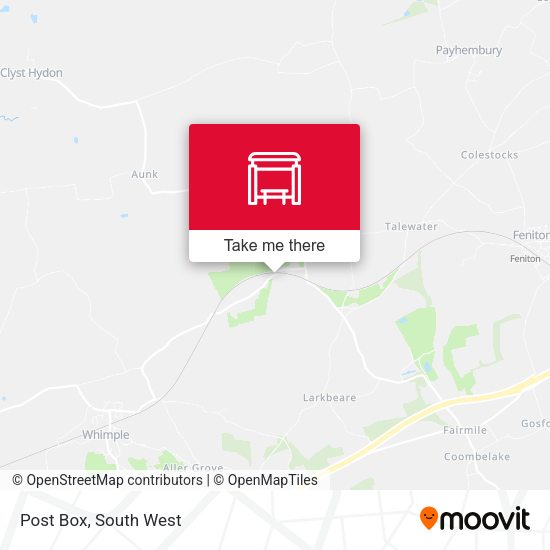 Post Box map