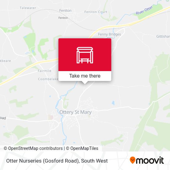 Otter Nurseries (Gosford Road) map
