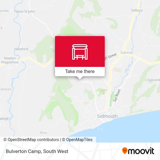 Bulverton Camp map