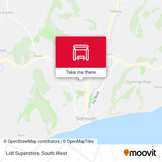 Lidl Superstore map
