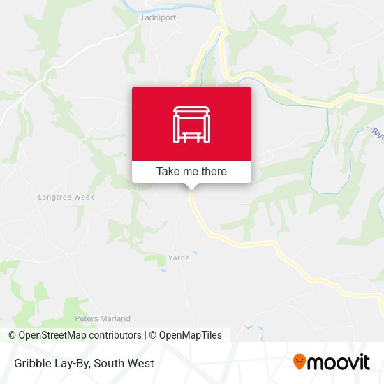 Gribble Lay-By map
