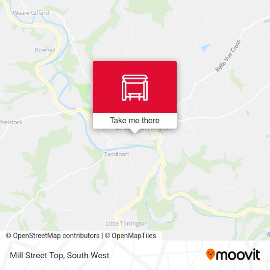 Mill Street Top map
