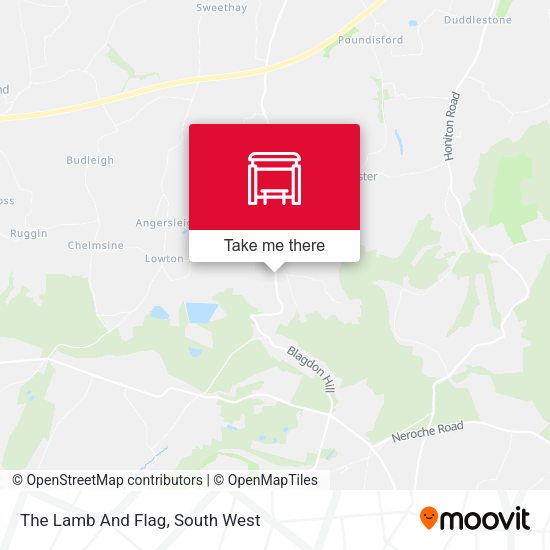 The Lamb And Flag map