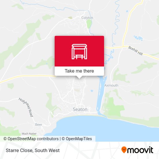 Starre Close map