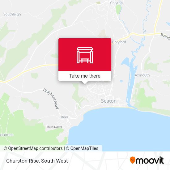 Churston Rise map
