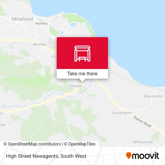 High Street Newagents map