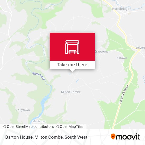 Barton House, Milton Combe map