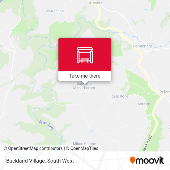 Buckland Village map