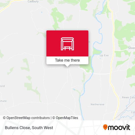 Bullens Close map