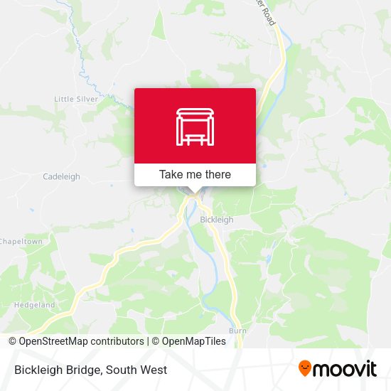 Bickleigh Bridge map