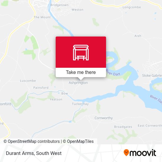 Durant Arms map
