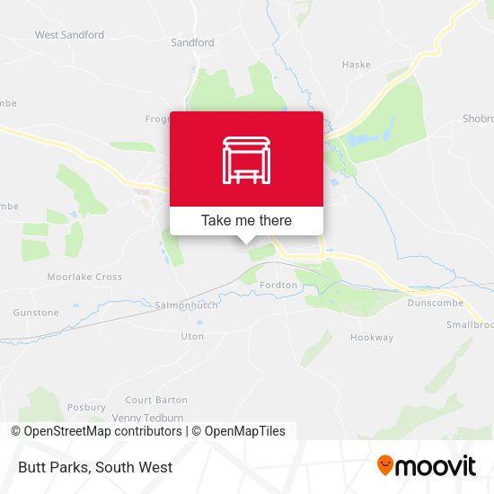Butt Parks map