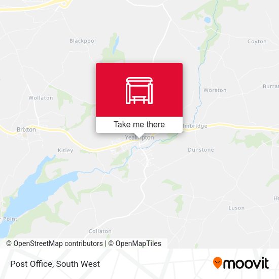 Post Office map
