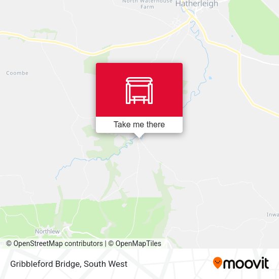 Gribbleford Bridge map