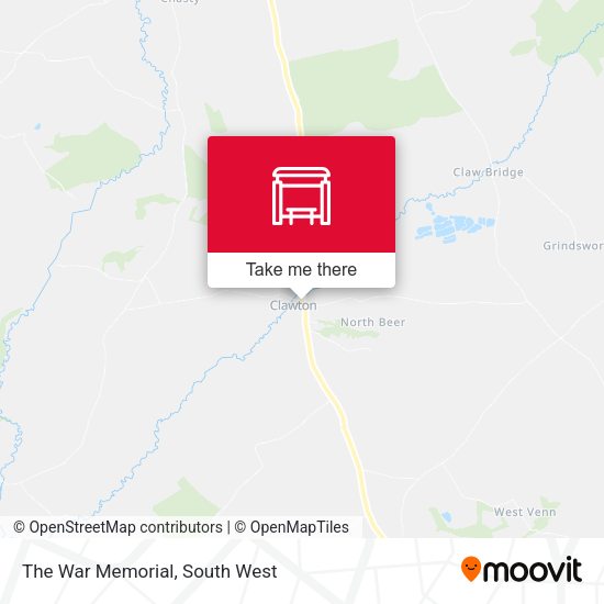 The War Memorial map