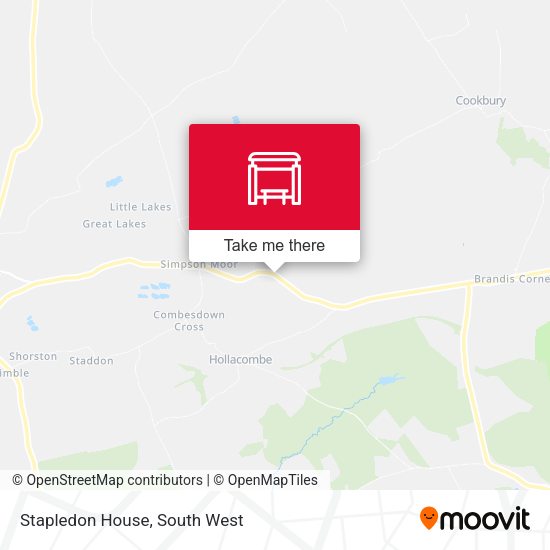 Stapledon House map