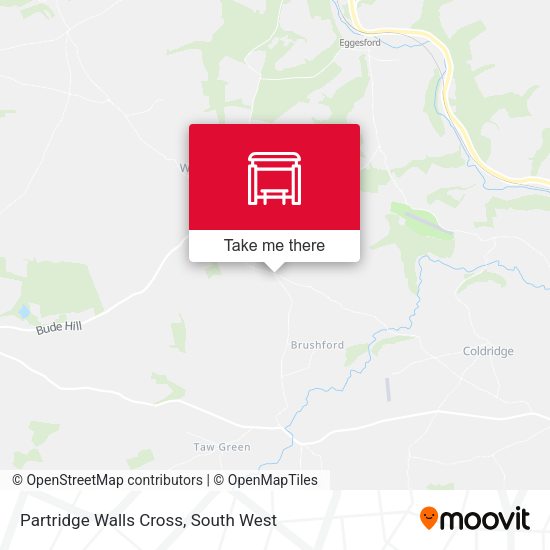 Partridge Walls Cross map