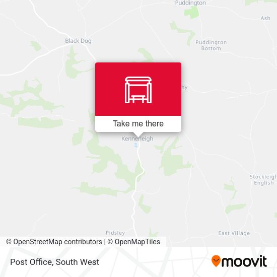 Post Office map