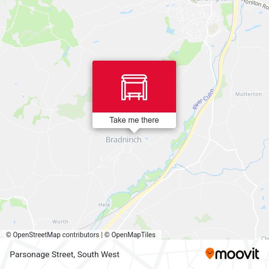 Parsonage Street map
