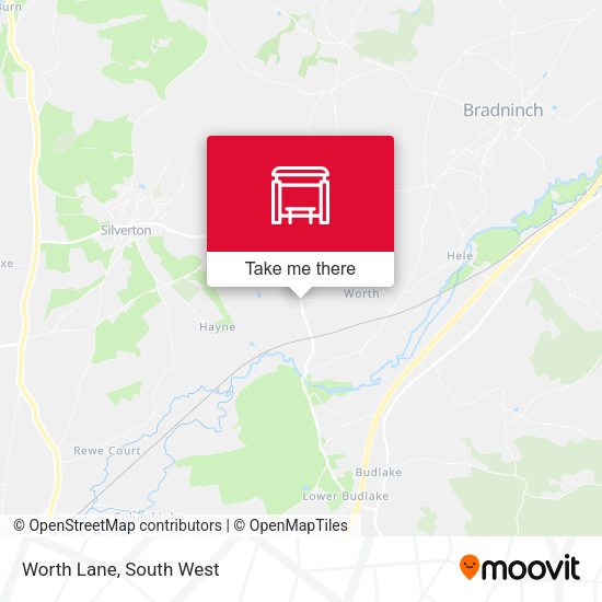Worth Lane map
